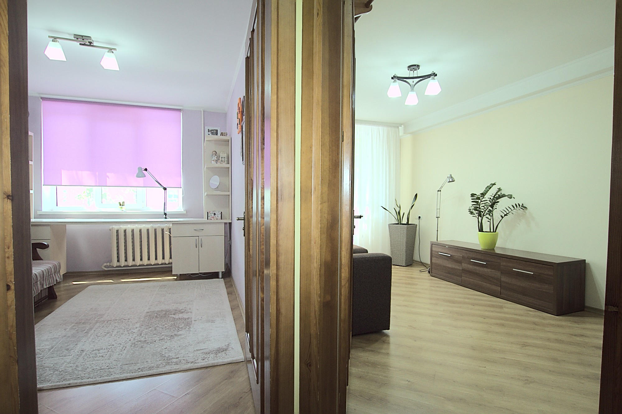 Lavender Apartment este un apartament de 2 camere de inchiriat in Chisinau, Moldova