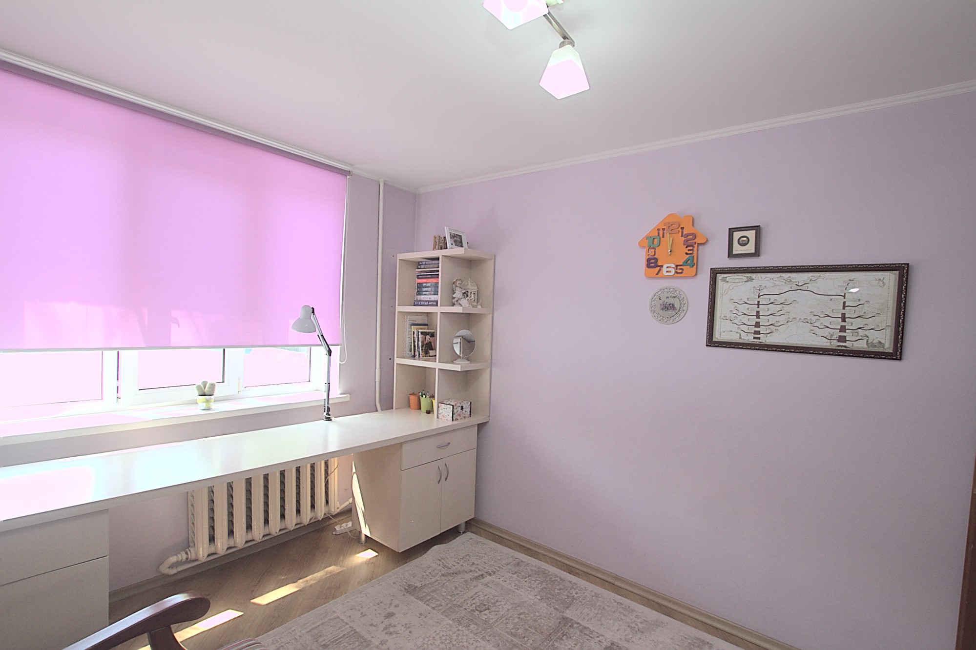 Rent near Dendrarium park in Chisinau: 2 rooms, 1 bedroom, 48 m²