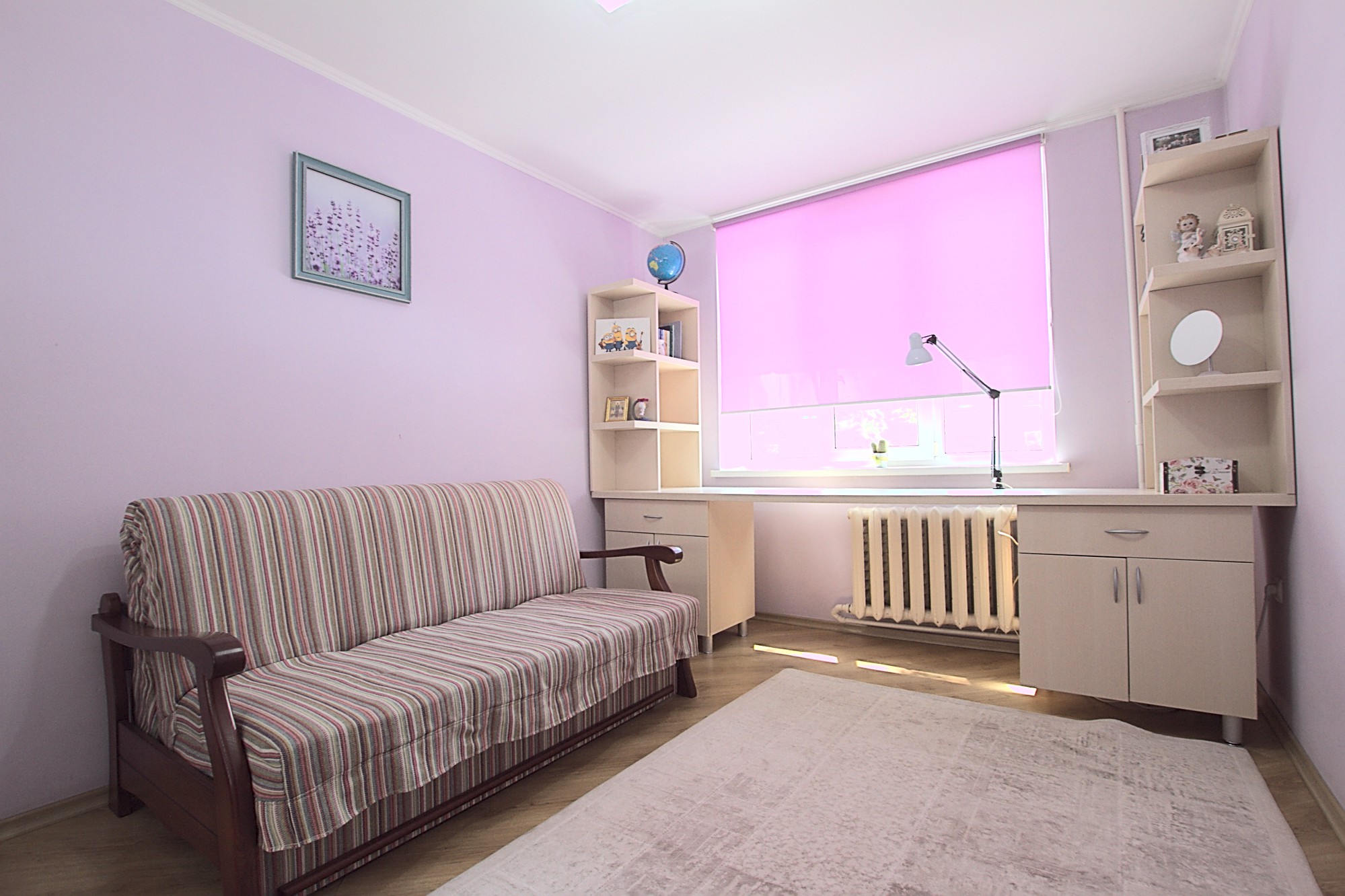 Rent near Dendrarium park in Chisinau: 2 rooms, 1 bedroom, 48 m²