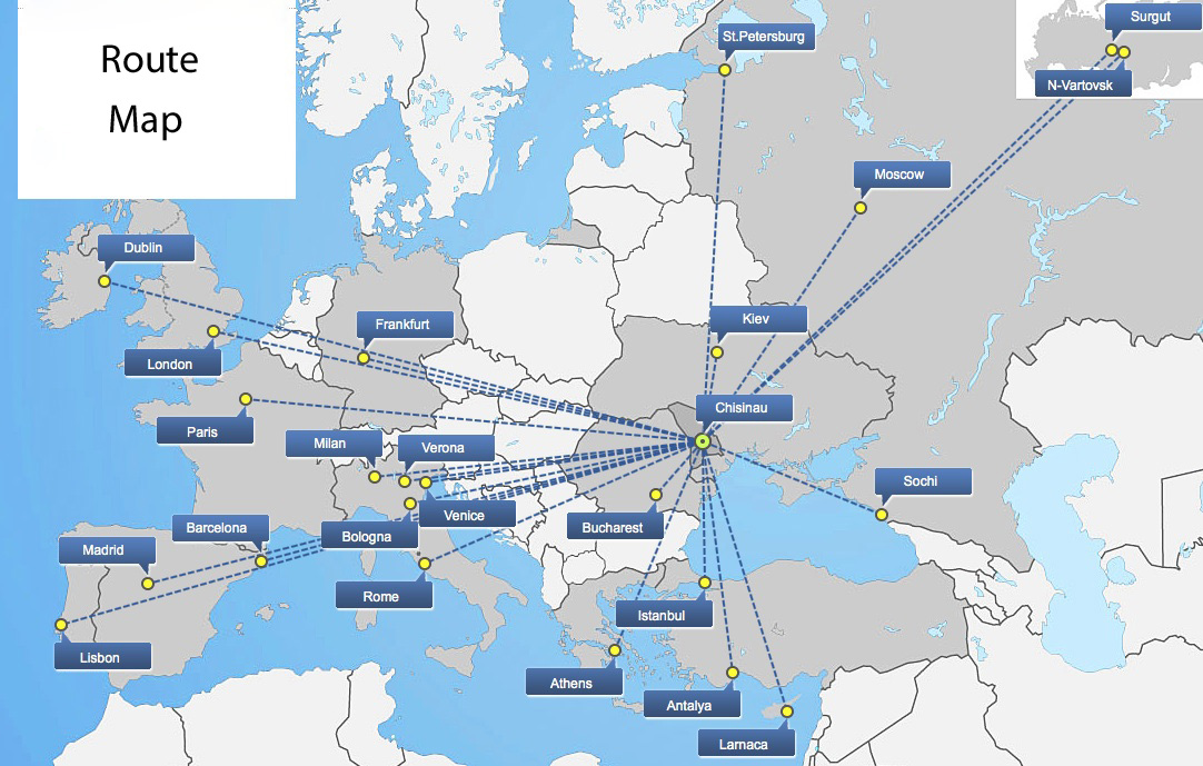How to get to Chisinau, Moldova?